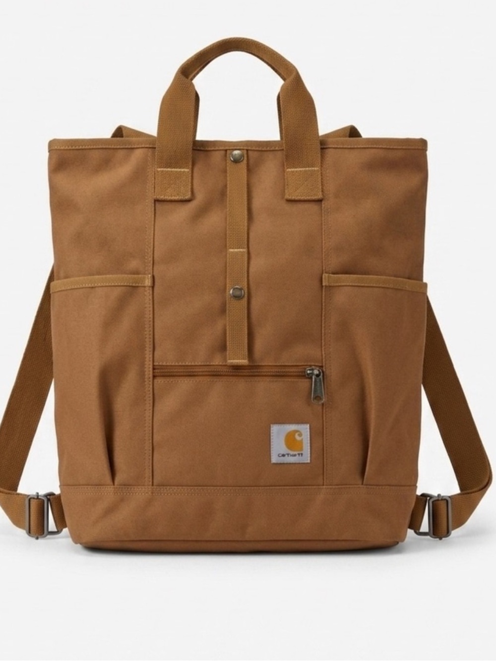 Carhartt Brown Canvas Convertible Tote Backpack